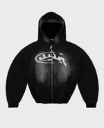 Divin By Divin Black Sunfade Zip Hoodie (1)