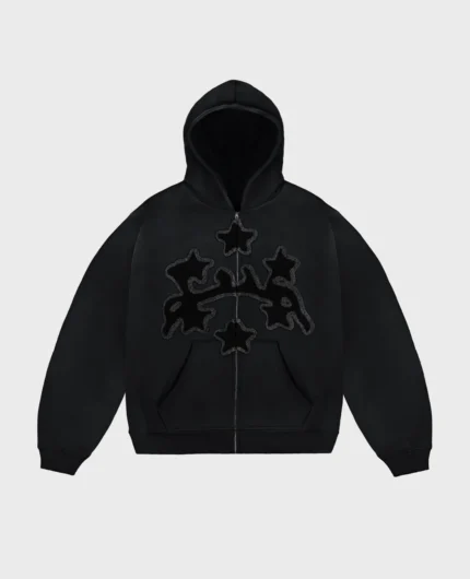 Divin By Divin Dark Stars Zip Hoodie (1)