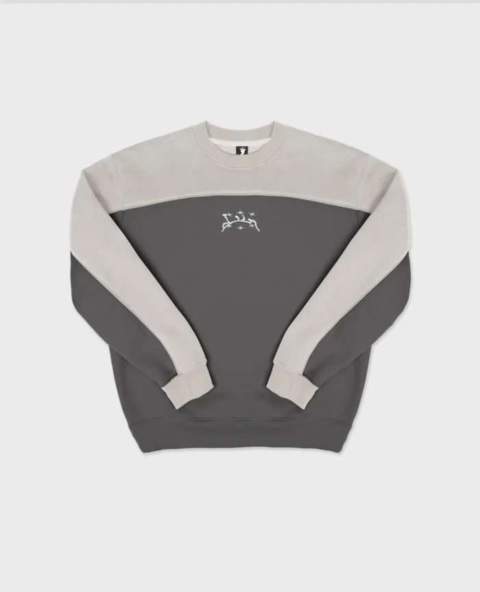 Divin By Divin Grey Wavy Crewneck (1)