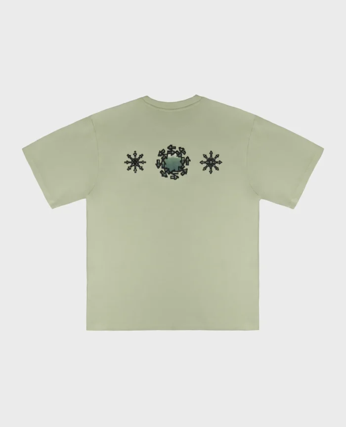 Divin by Divin Green Pixel T Shirt (1)