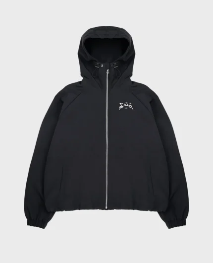 Divin by Divin Black Windbreaker Jacket (1)