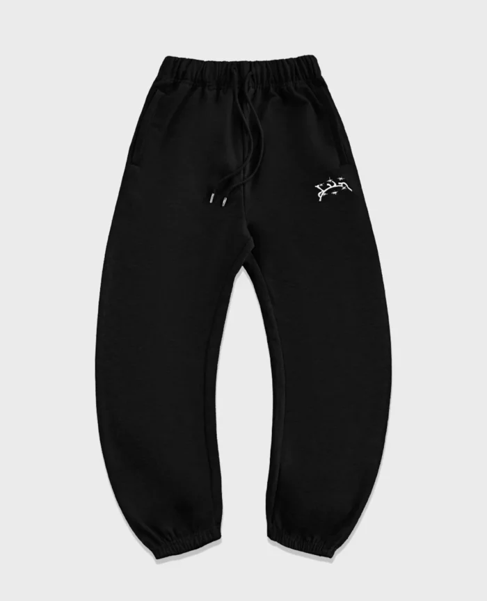 Divin by Divin Relaxed Black JoggersPants (2)